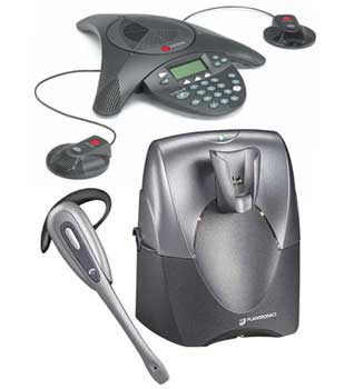 Plantronics and Polycom images